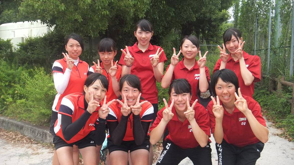 12年05月 高知中学高等学校 テニス部 女子