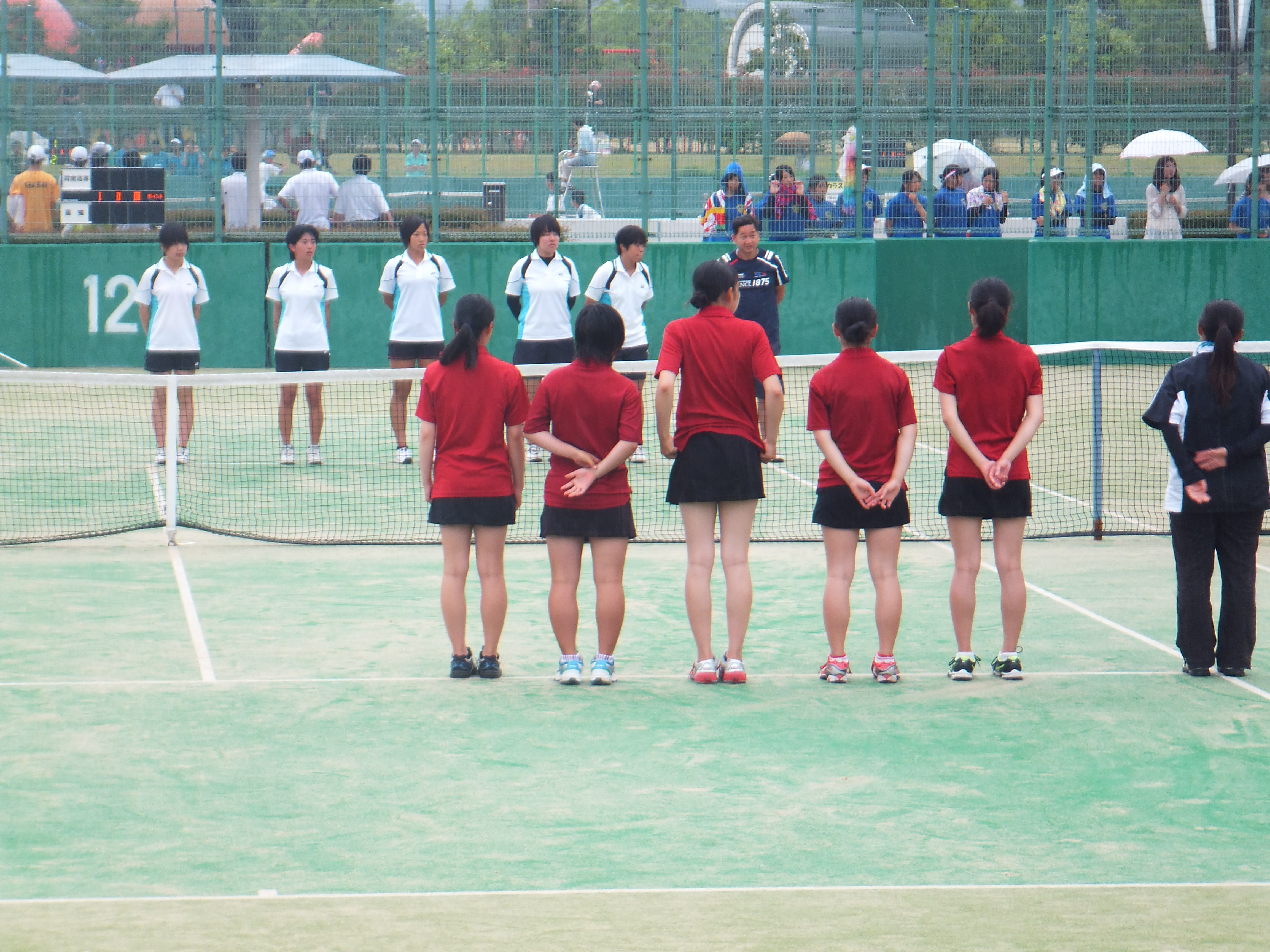 女子　整列 四国高等学校テニス選手権大会 団体の巻: 高知中学高等学校 テニス部（女子）